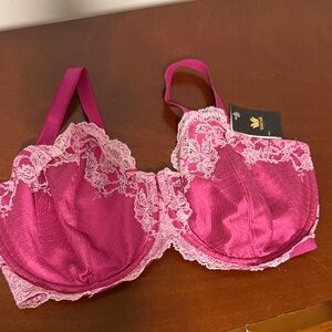Wacoal Fuchsia and Pink Lace Bra